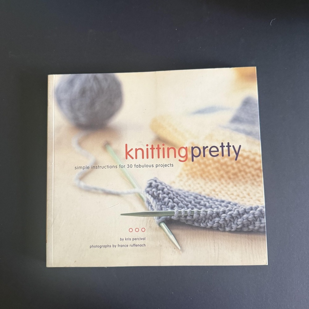 Knitting‎ Pretty Kris Percival France Ruffenach Chronicle Books PB Illustrated